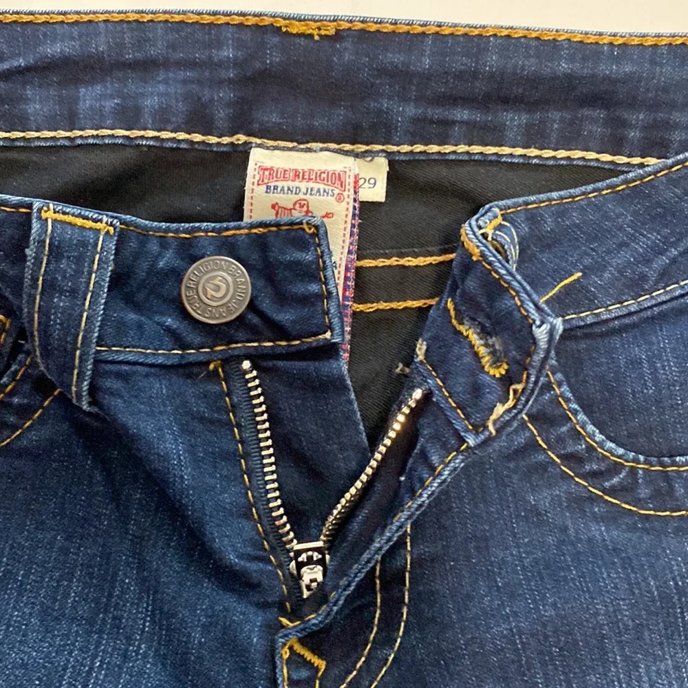 True Religión Skinny Dark Denim Jean Size 29 - Picture 10 of 14